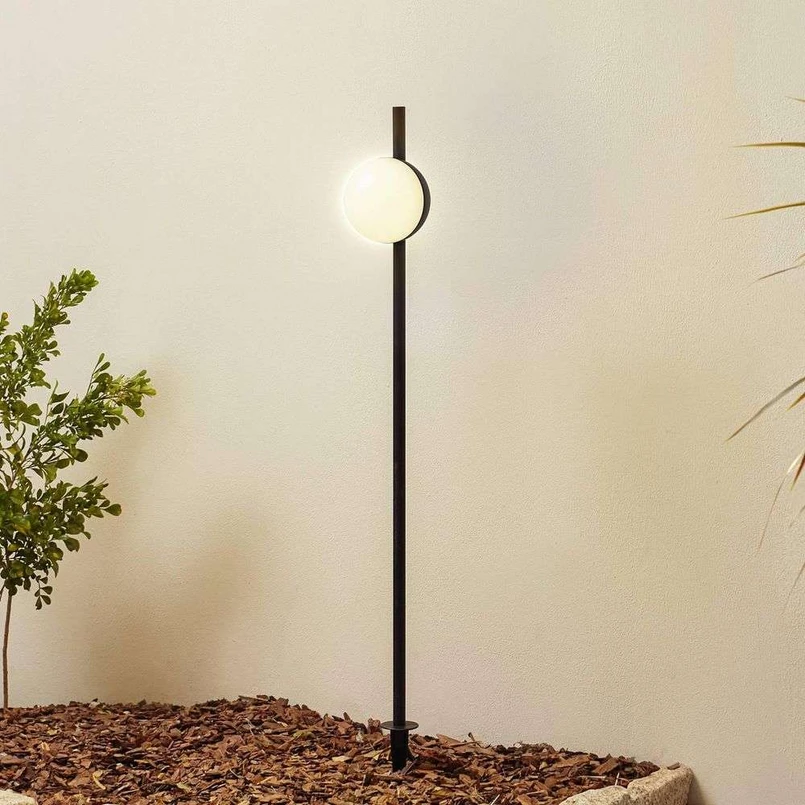 Darleen LED Lampada da Giardino w/Lancia Scuro Grigio - Lindby | Acquista online