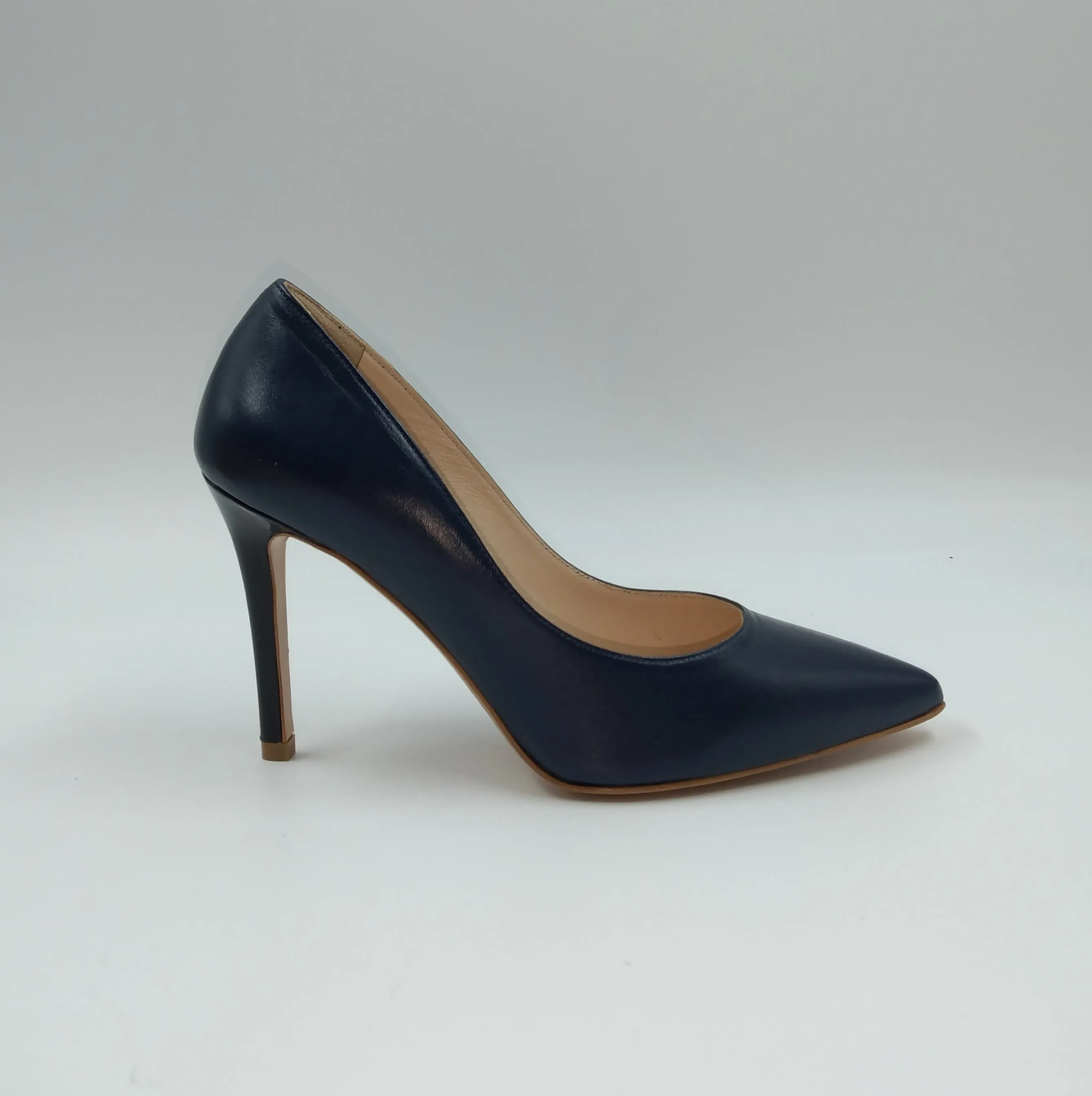 DECOLLETE NAPPA BLU TACCO 95