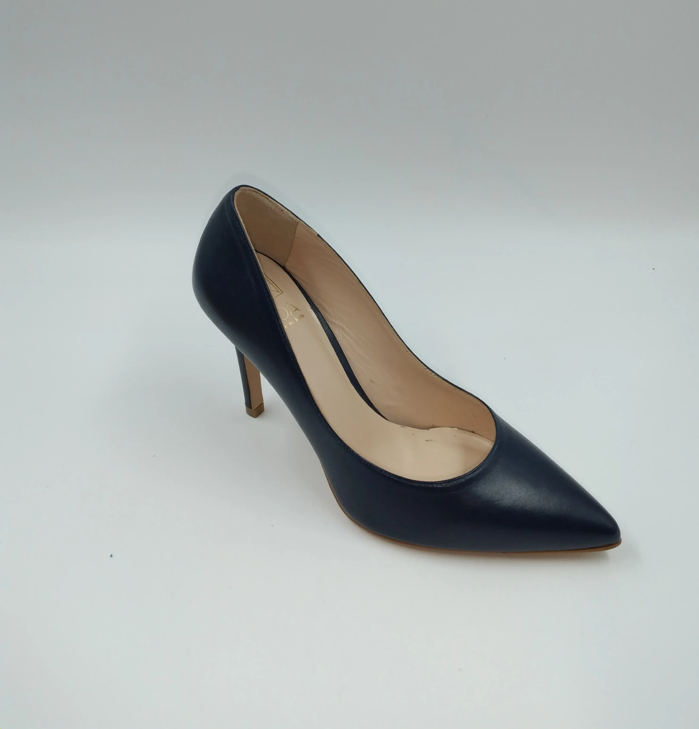 DECOLLETE NAPPA BLU TACCO 95