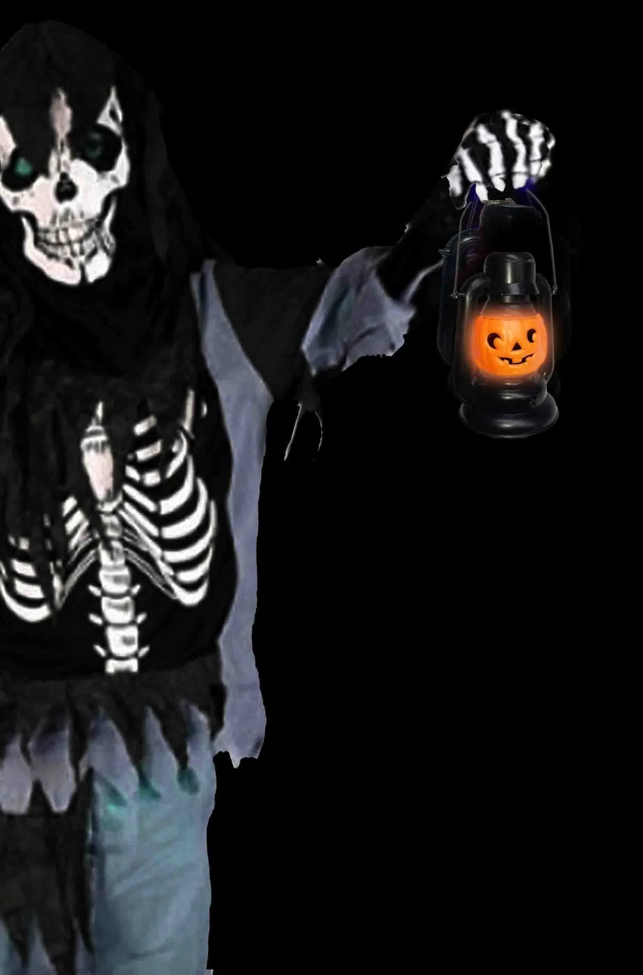 Decorazione luminosa Halloween lanterna zucca lampeggiante