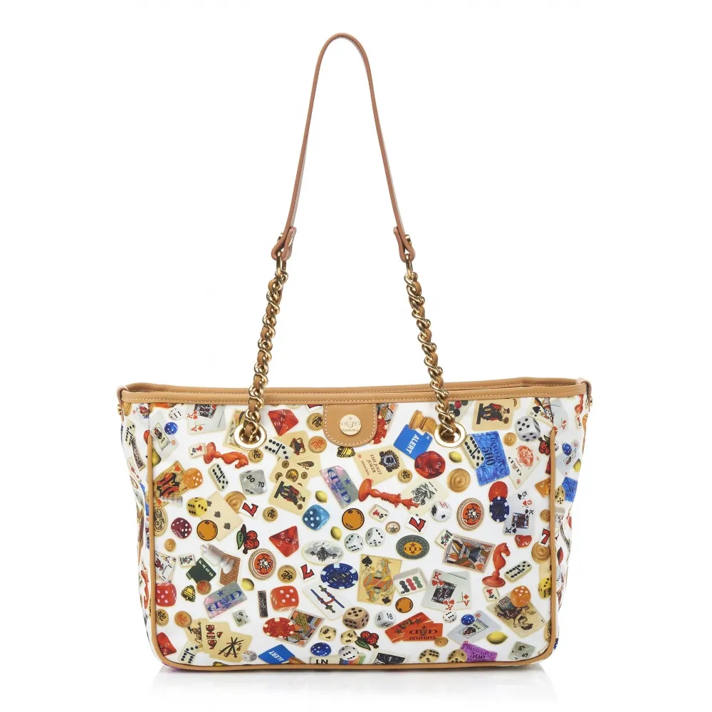 Divo Diva - Antibes - Bianco - Borsa in Pelle - Made in Italy - Life is a Game Collection - Alta Qualità Luxury