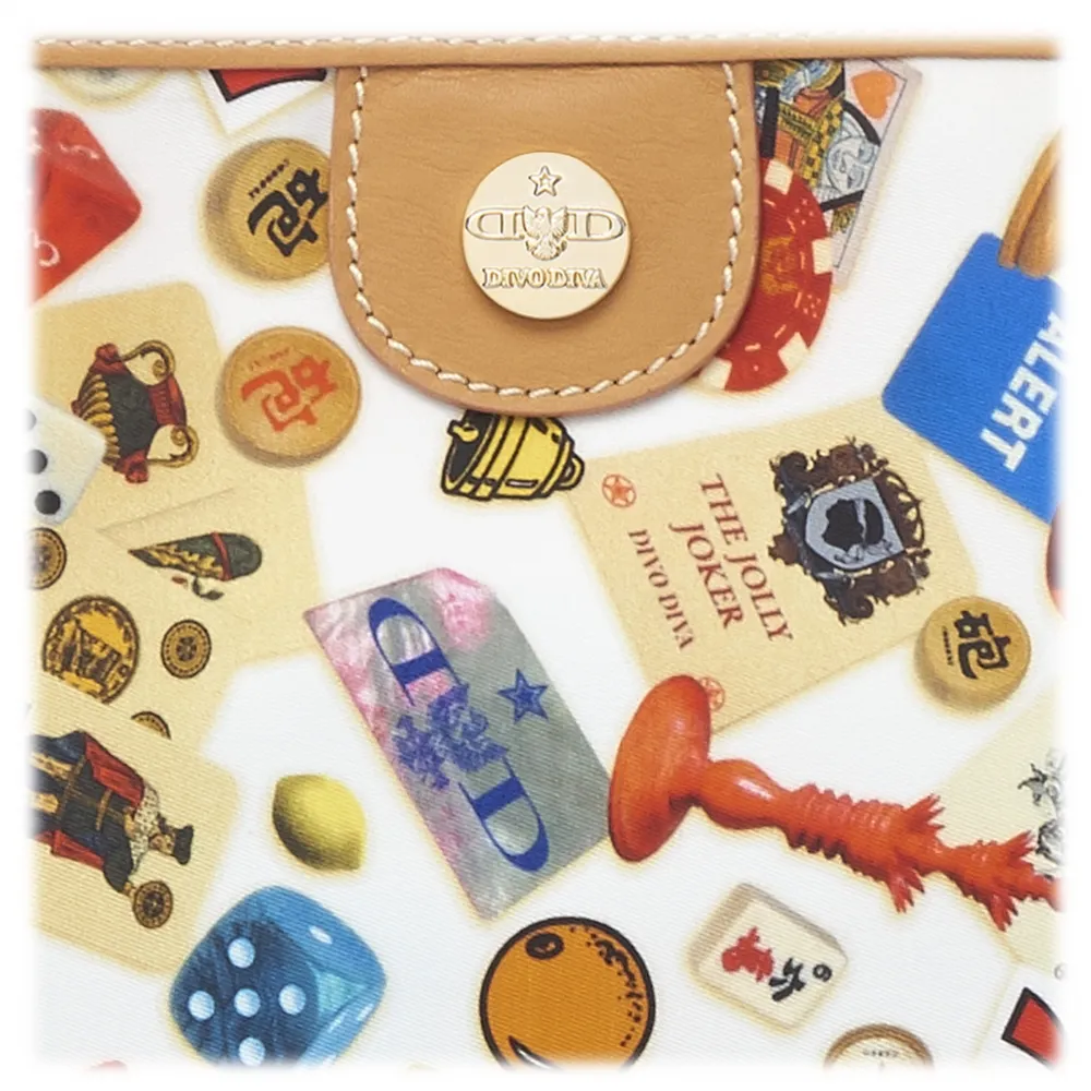 Divo Diva - Antibes - Bianco - Borsa in Pelle - Made in Italy - Life is a Game Collection - Alta Qualità Luxury
