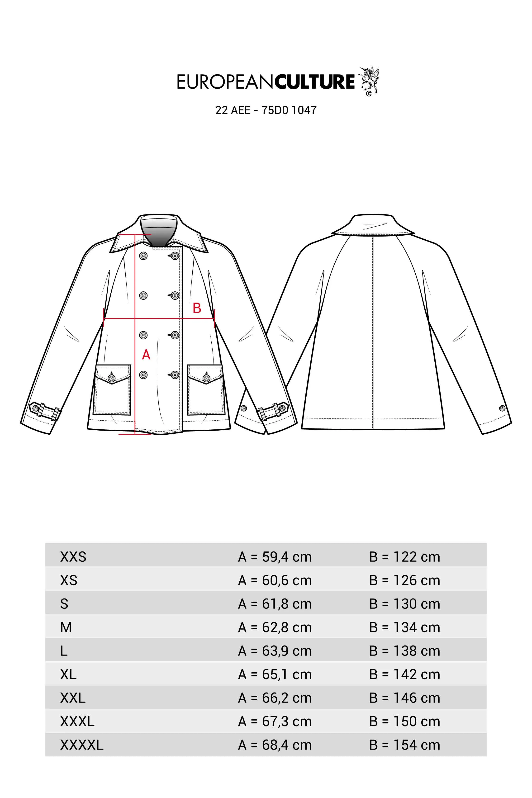 Double-Breasted Cotton Blazer Garment Dyed 75D0 1047