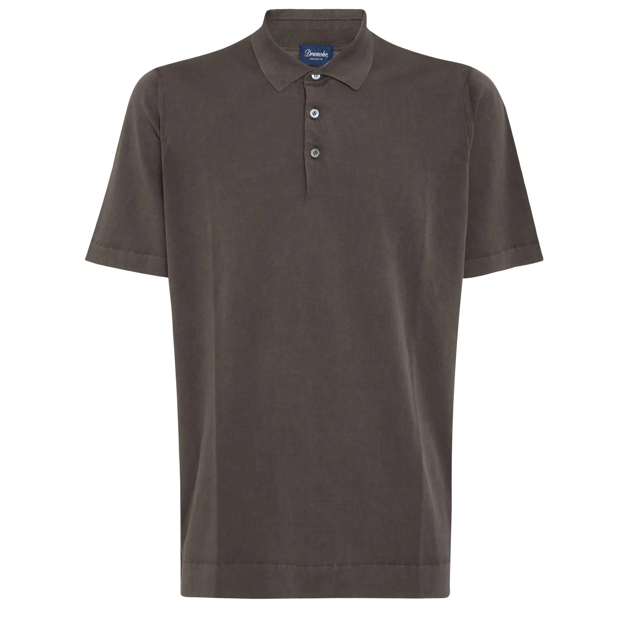 DRUMOHR  Polo in cotone grigia