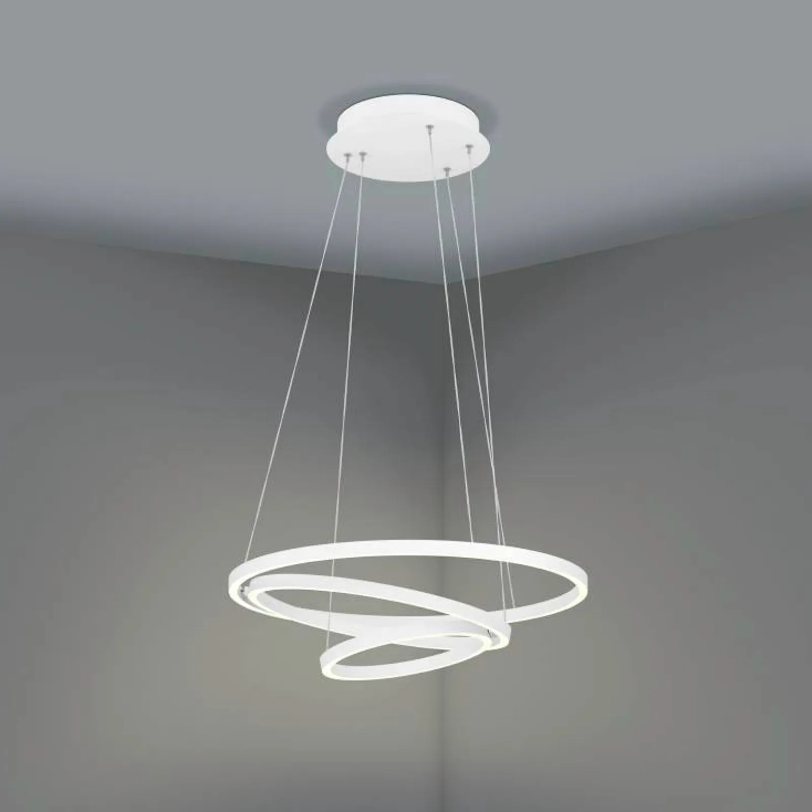 EGLO connect Lobinero-Z Lampada a sospensione, bianco