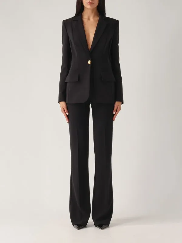 ELISABETTA FRANCHI  Completo donna Elisabetta Franchi in crepe Nero