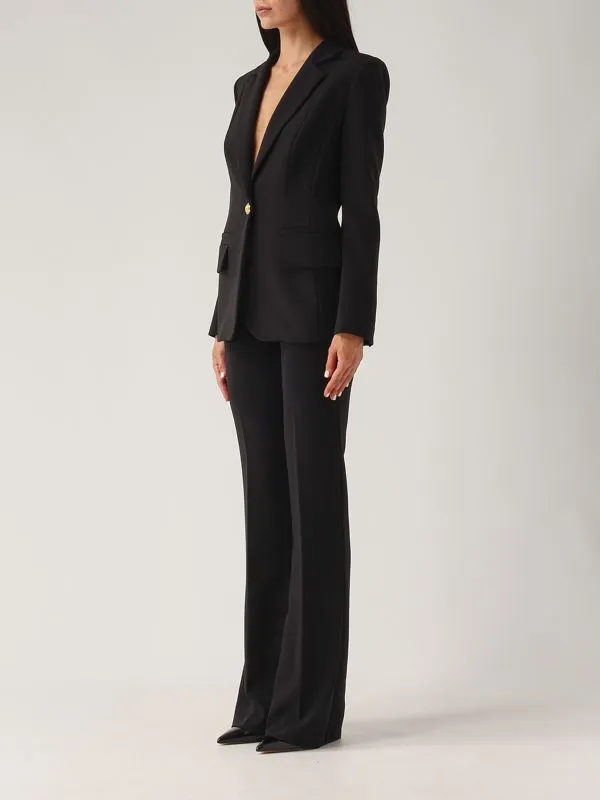 ELISABETTA FRANCHI  Completo donna Elisabetta Franchi in crepe Nero