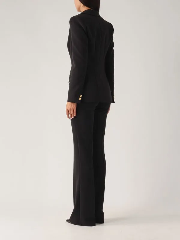 ELISABETTA FRANCHI  Completo donna Elisabetta Franchi in crepe Nero