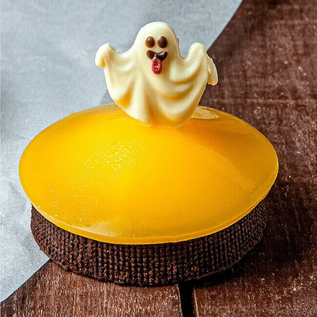 Fantasmi di Halloween in cioccolato bianco - 128 pz.