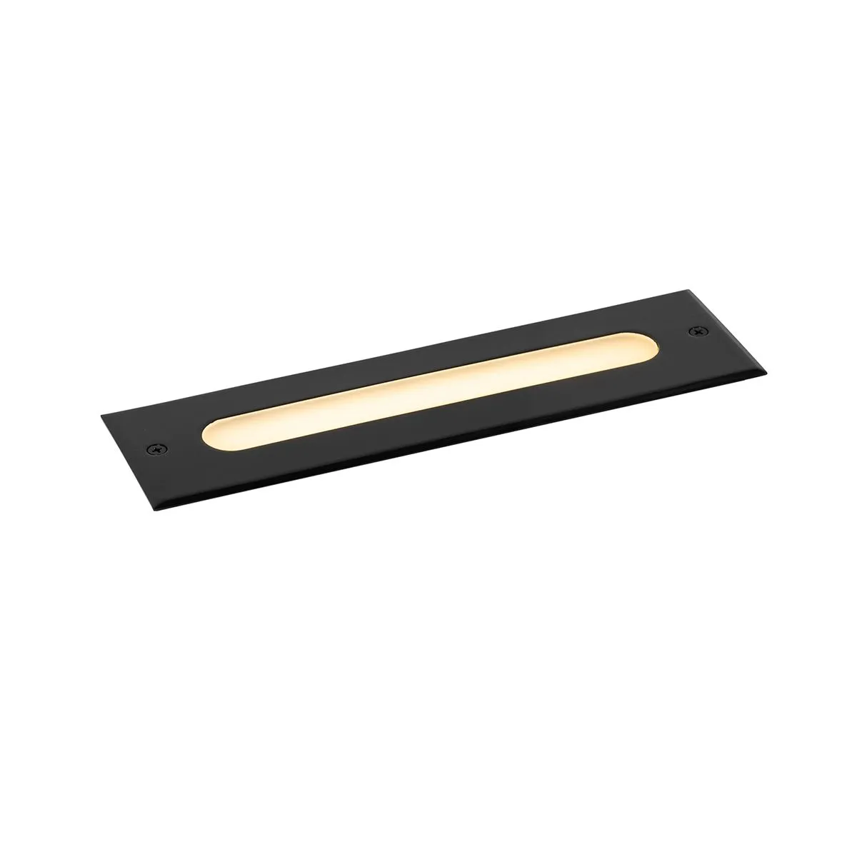 Faretto da terra moderno nero 30 cm con LED IP65 - Eline