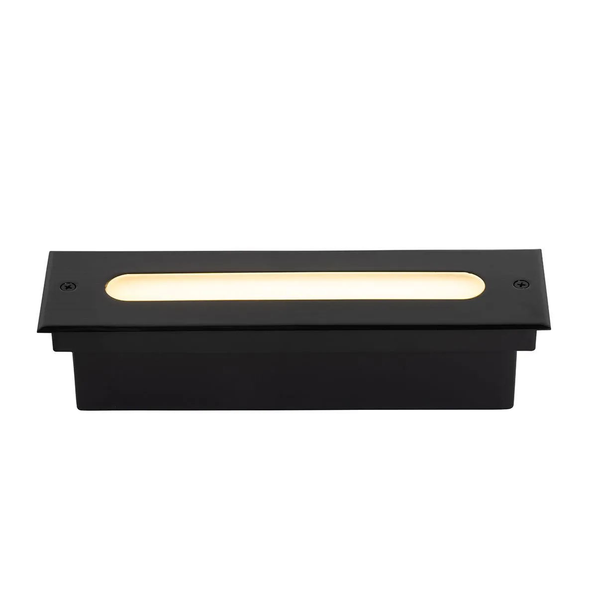 Faretto da terra moderno nero 30 cm con LED IP65 - Eline