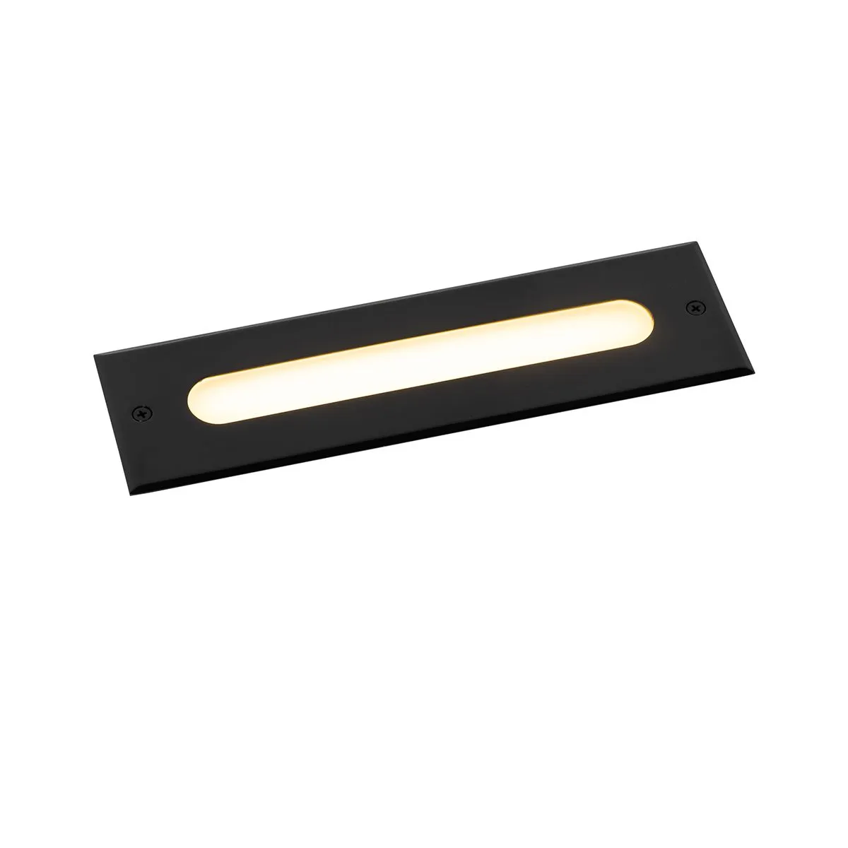 Faretto da terra moderno nero 30 cm con LED IP65 - Eline
