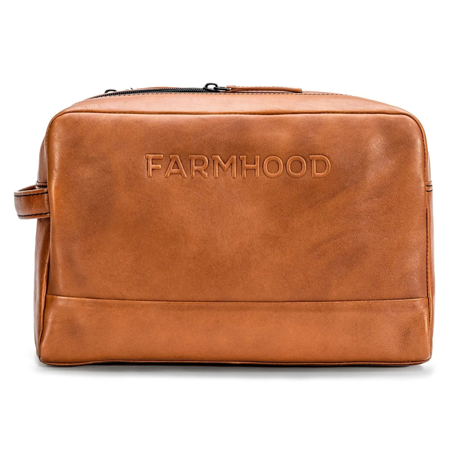 Farmhood Memphis XL Borsa da toilette in pelle 30 cm