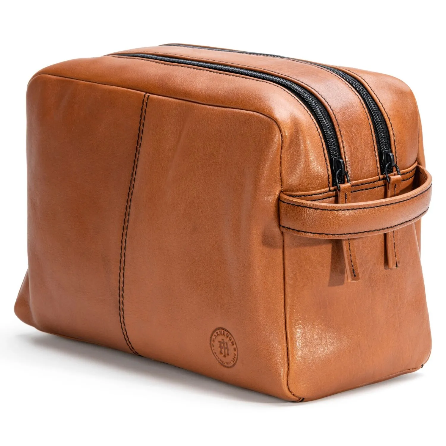 Farmhood Memphis XL Borsa da toilette in pelle 30 cm