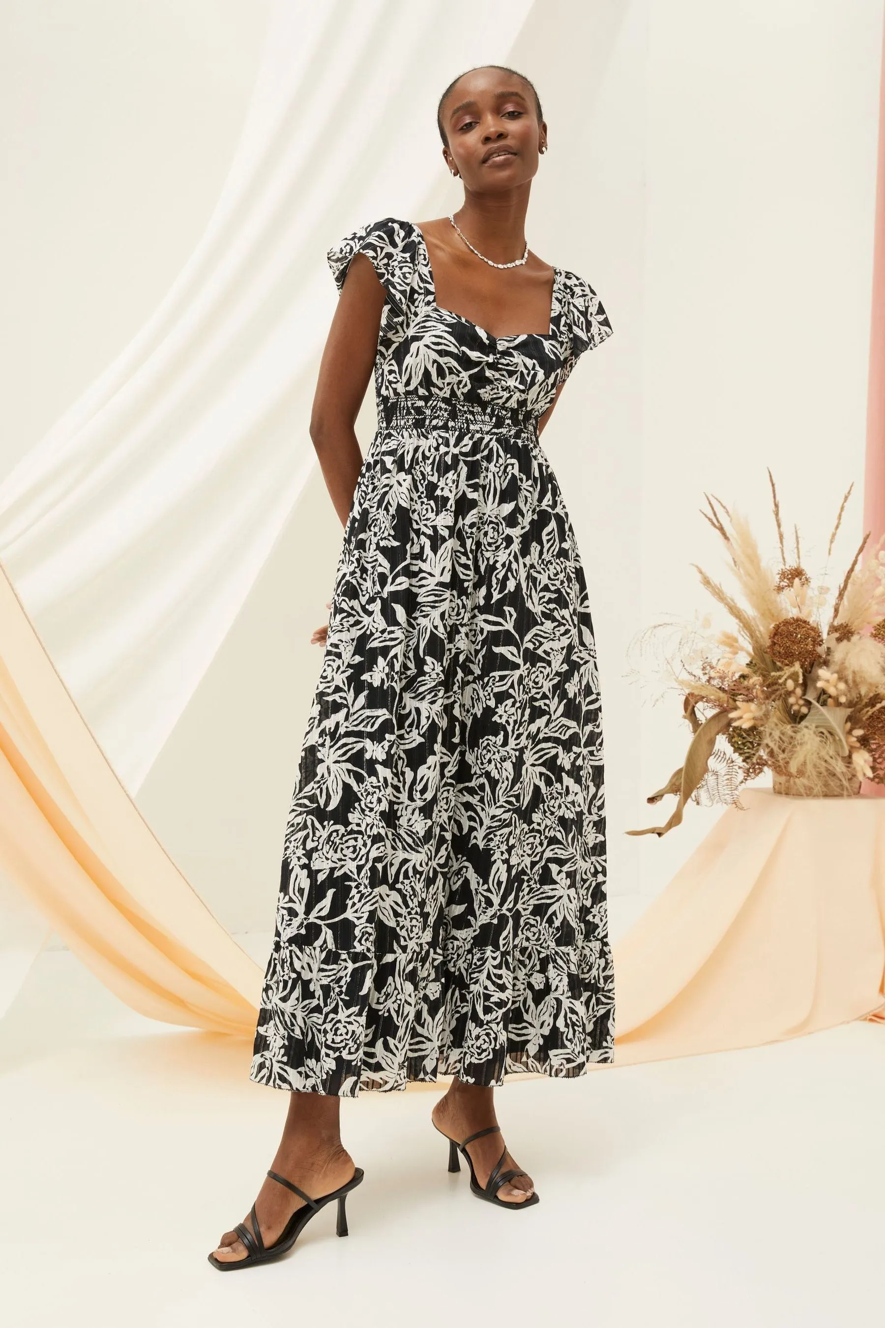 FatFace - Dahlia - Abito midi botanico