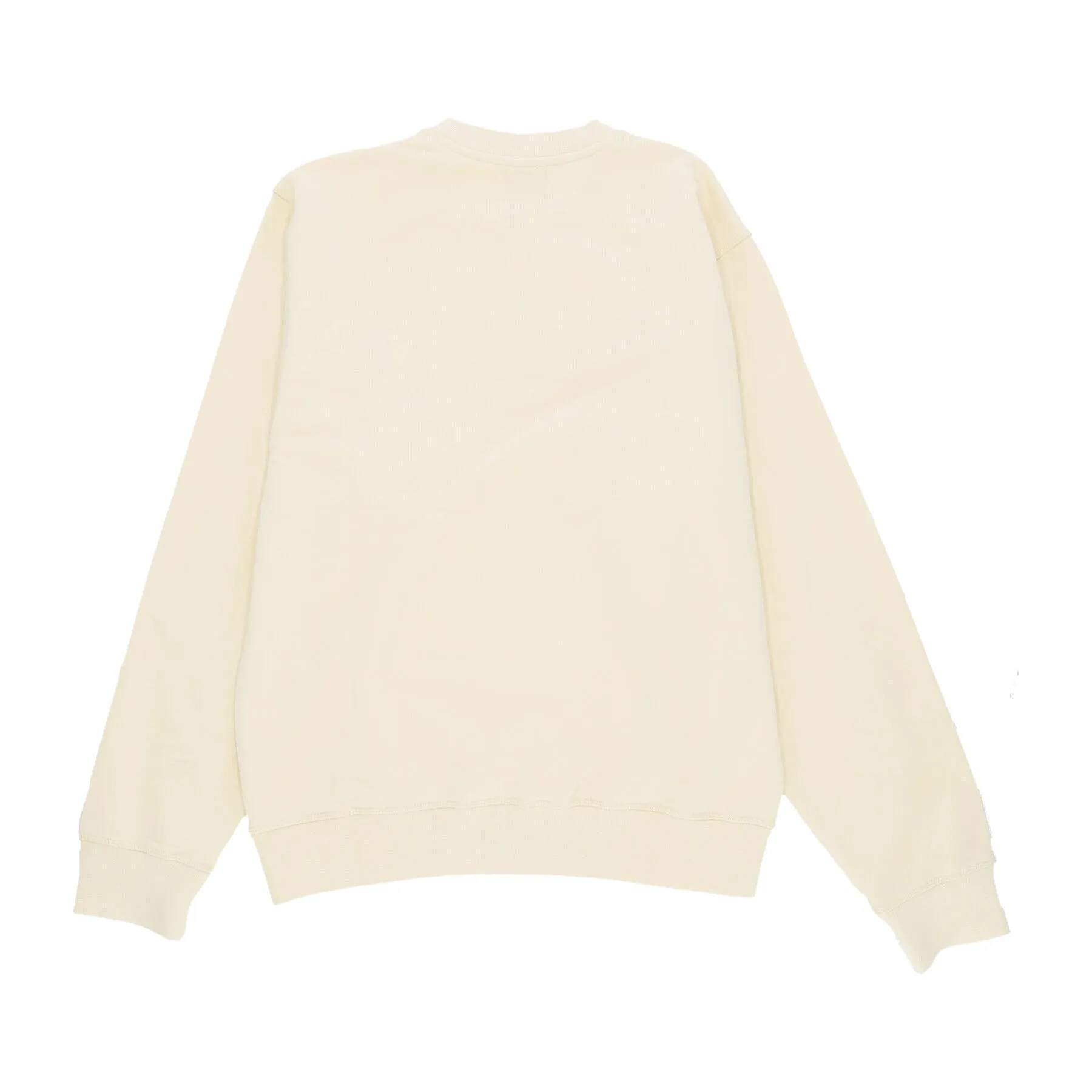 Felpa Leggera Girocollo Uomo Carlos Small Heart Crewneck Cream
