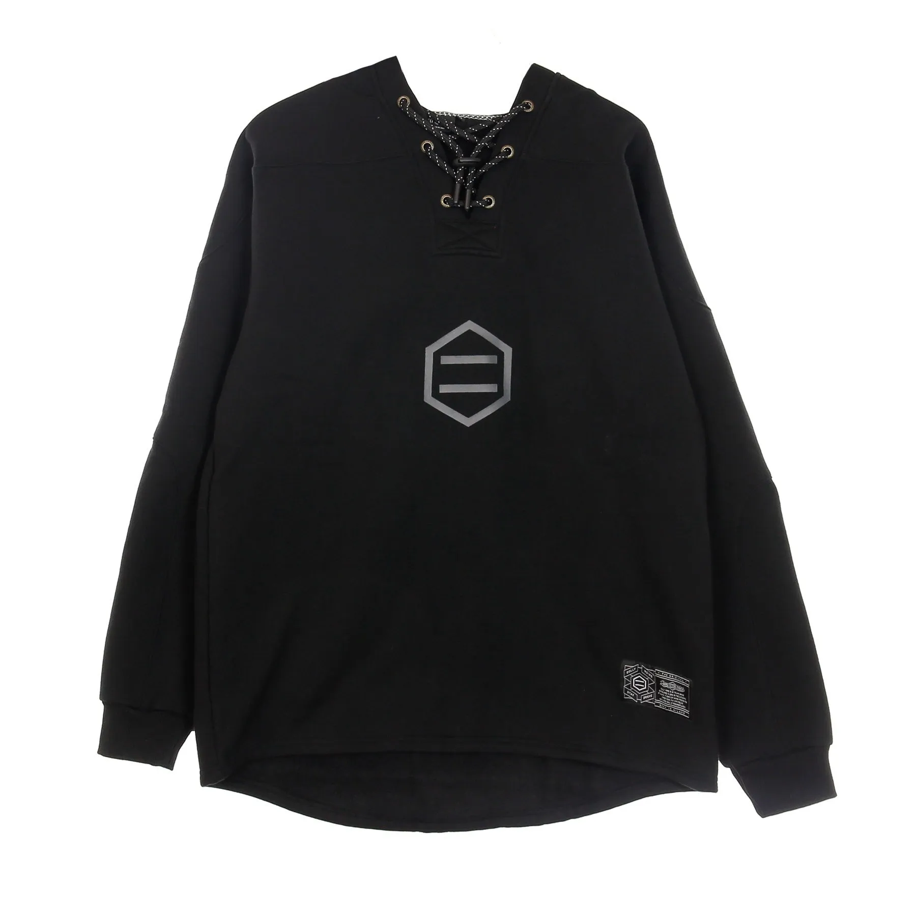 Felpa Tipo Hockey Uomo Thermo Reactive Hockey Hoodie Black/grey