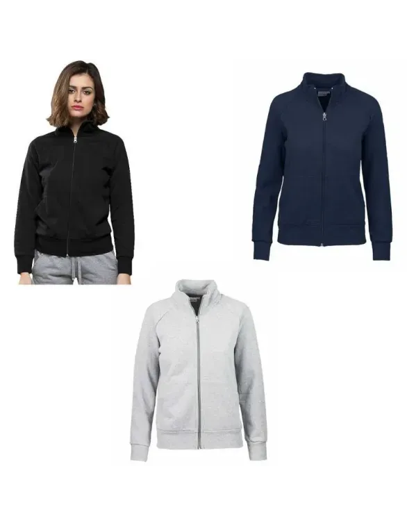 Felpe da lavoro donna con zip lunga Logica ITA707/12-L