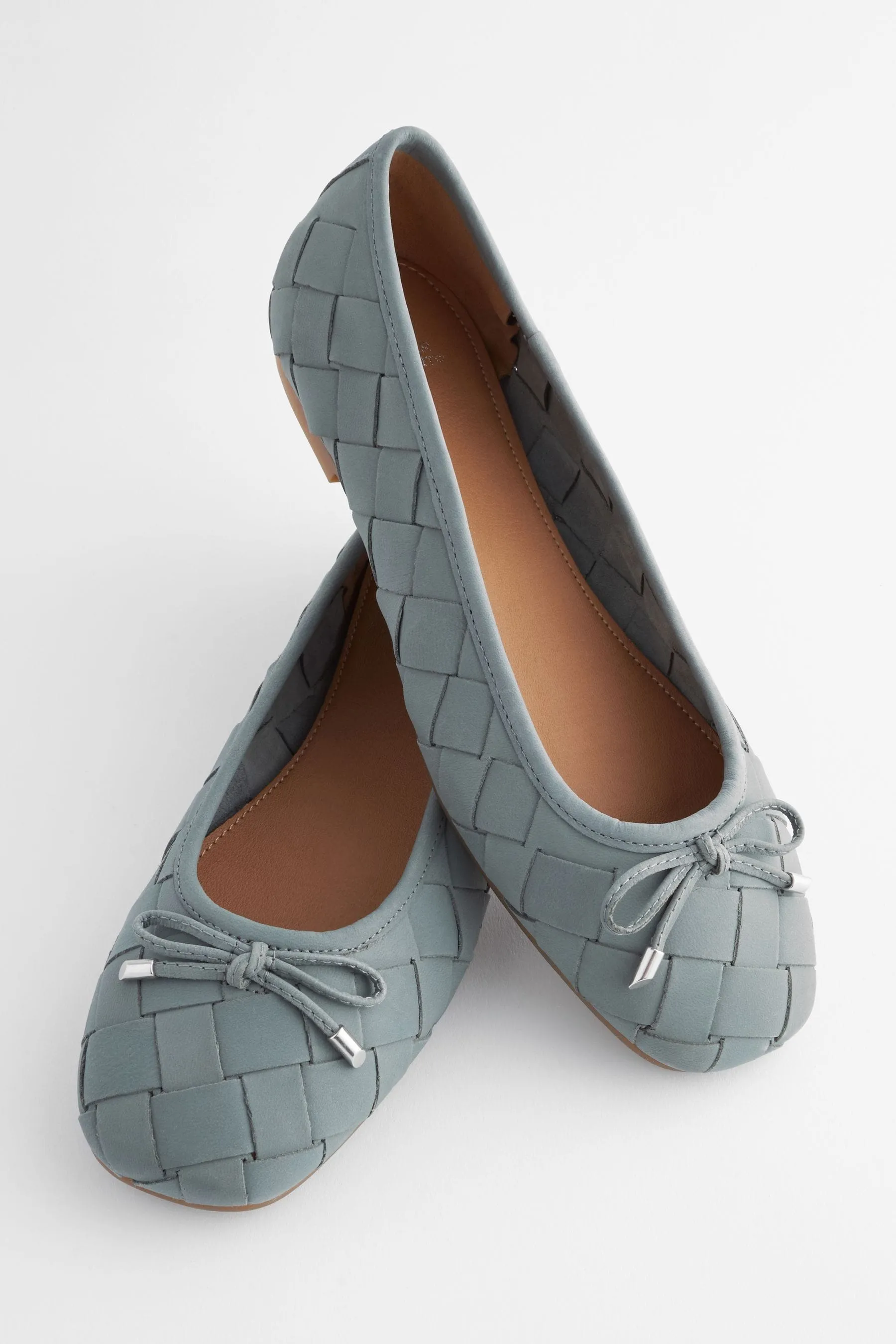 Forever Comfort® - Ballerine intrecciate in pelle