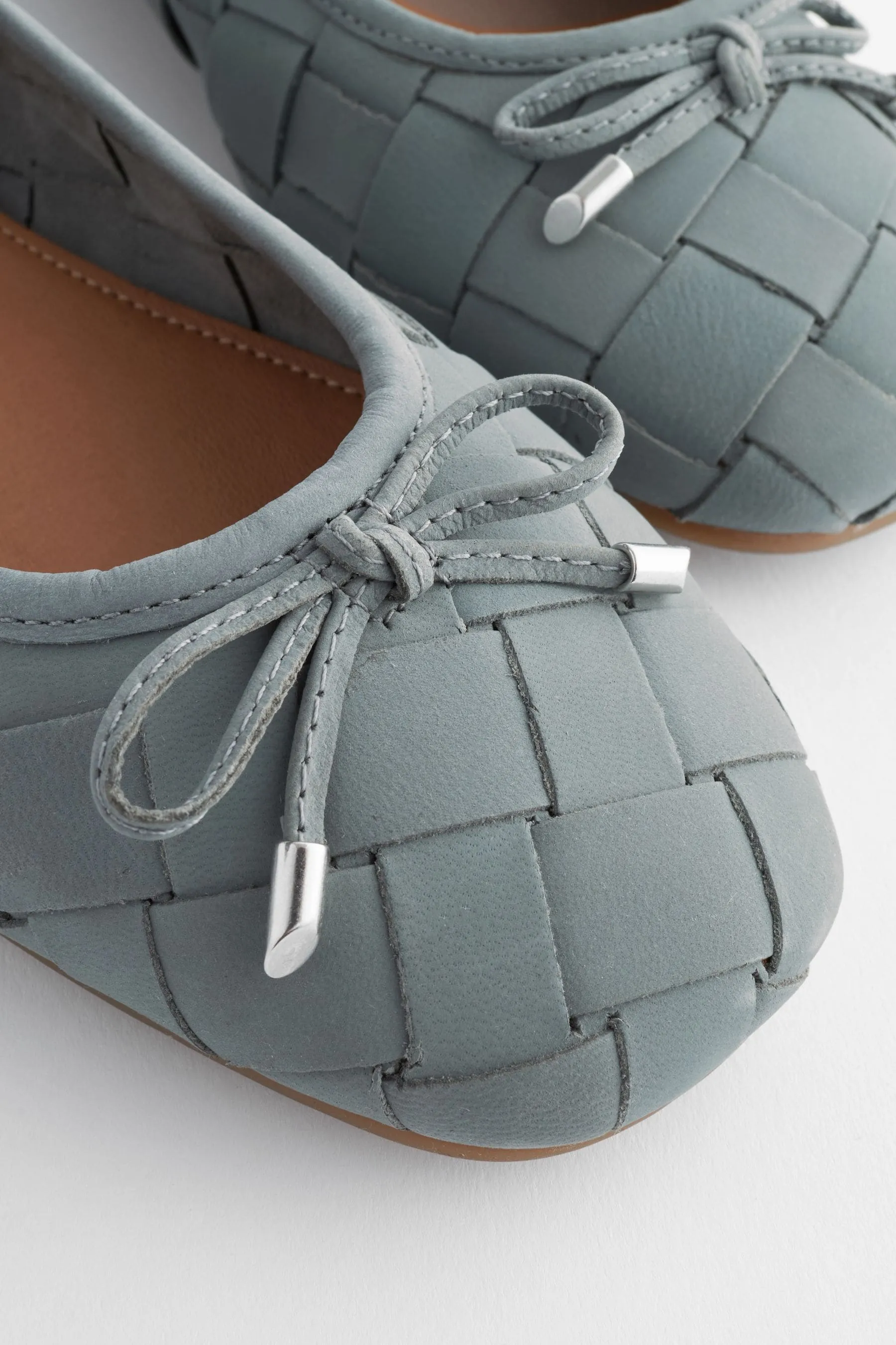 Forever Comfort® - Ballerine intrecciate in pelle