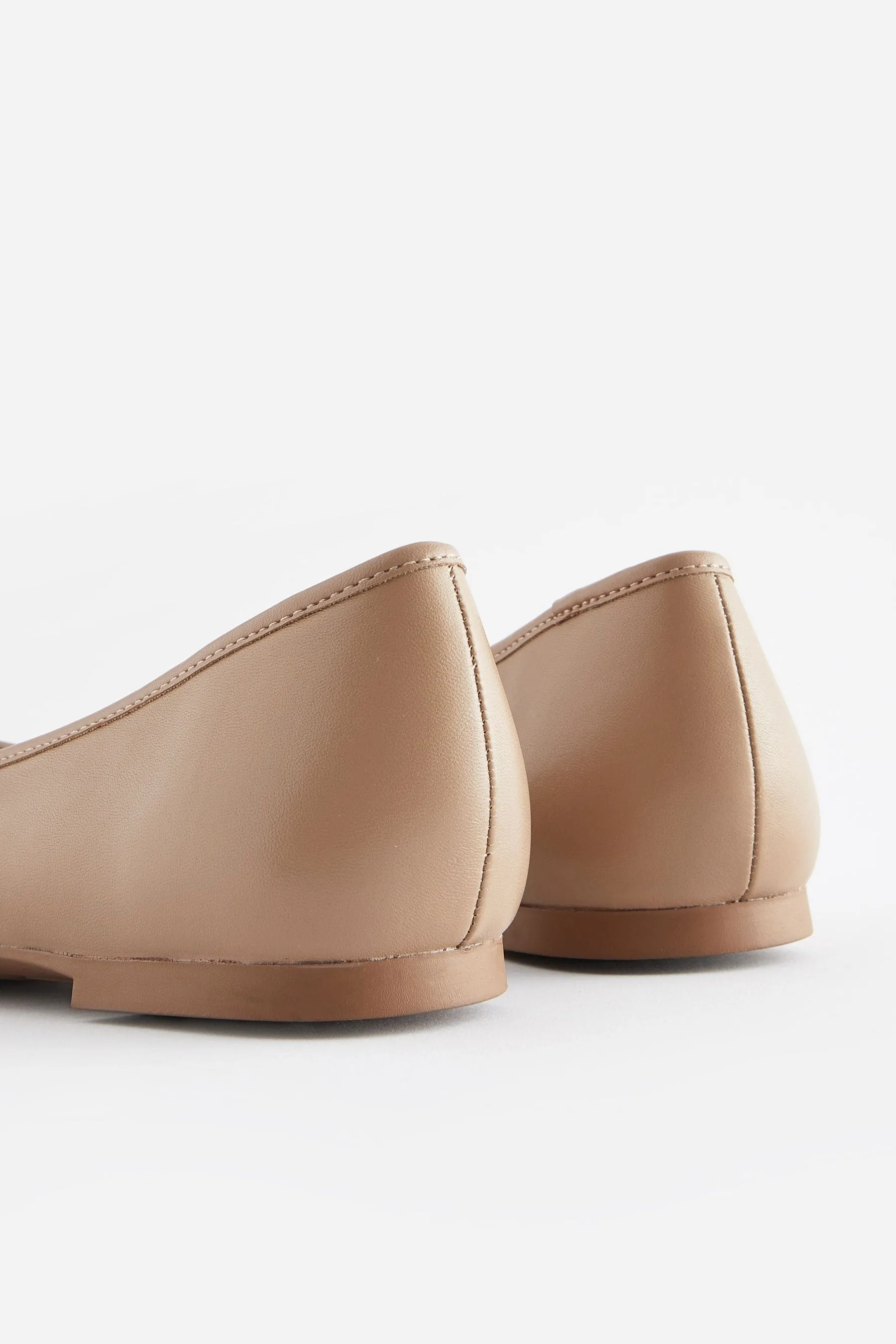 Forever Comfort® - Ballerine Scarpe in pelle con punta rotonda