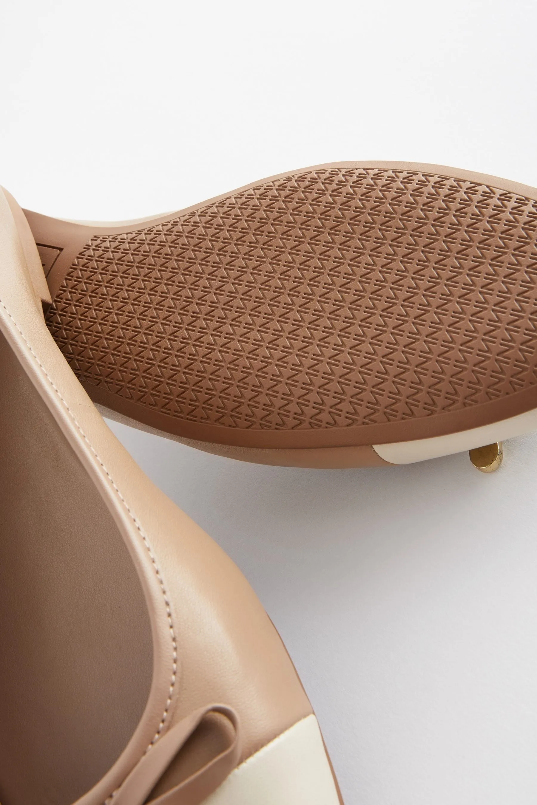 Forever Comfort® - Ballerine Scarpe in pelle con punta rotonda