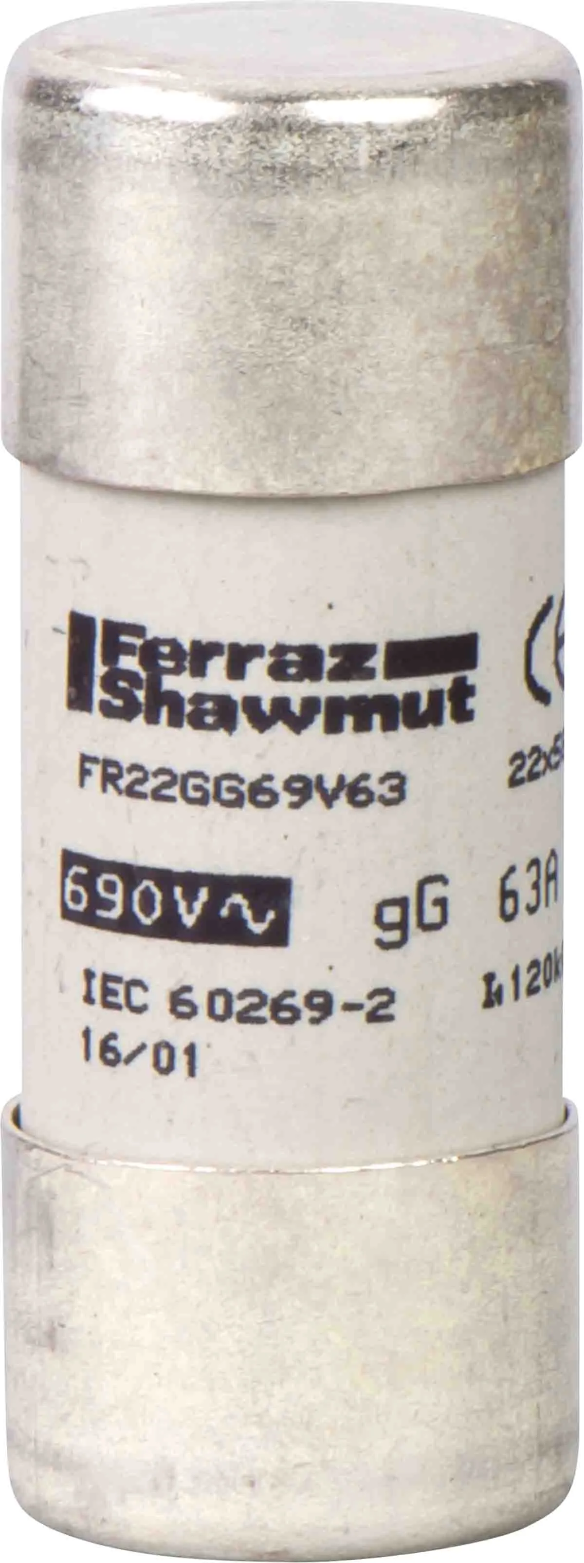 Fusibile a cartuccia Schneider Electric, 63A, Ø 22 x 58mm, 500V