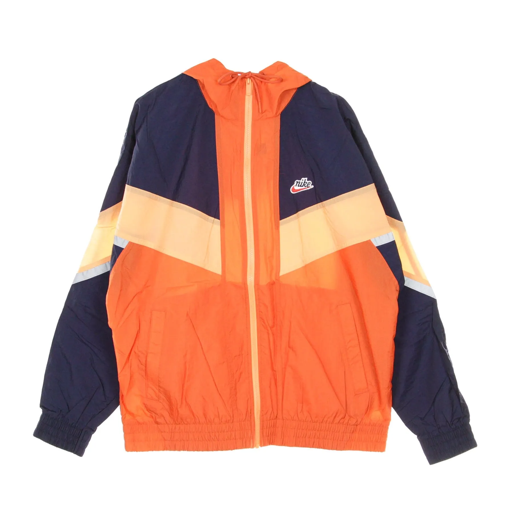 Giacca A Vento Uomo Sportswear Hooded Mantra Orange/obsidian/orange Frost