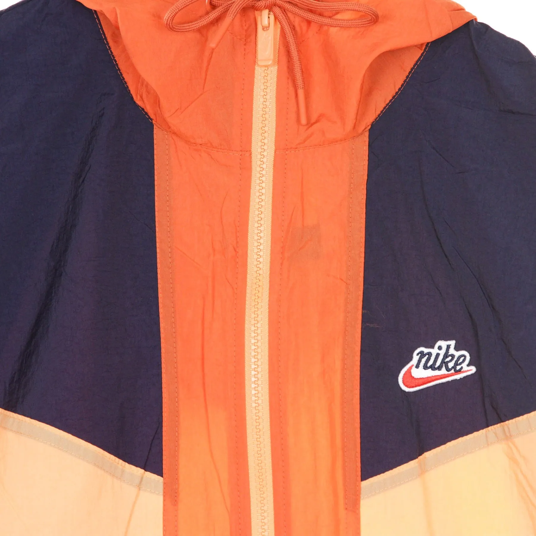 Giacca A Vento Uomo Sportswear Hooded Mantra Orange/obsidian/orange Frost