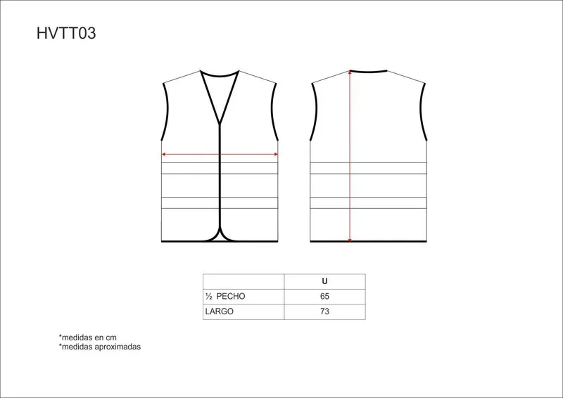 Gilet con chiusura in velcro regolabile e nastri riflettenti verde