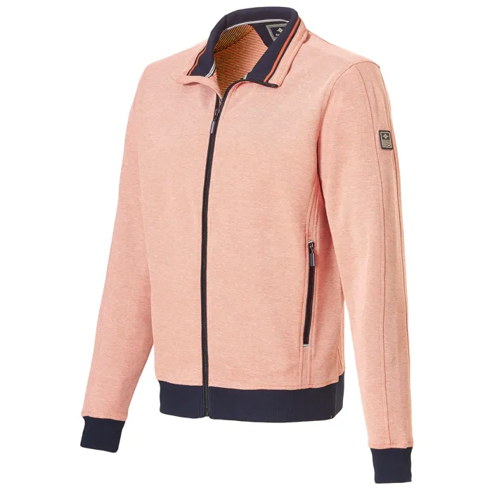 Gilet estivo Baileys dalla vestibilità moderna con cerniera a pois testurizzati Brique