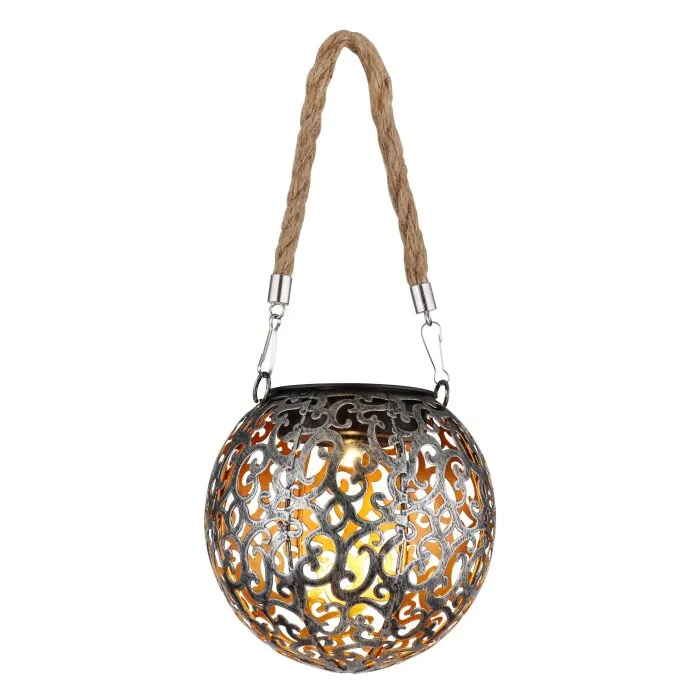 Globo SOLAR Lampada decorativa LED Argento Brunito, Ramato, 1-Luce