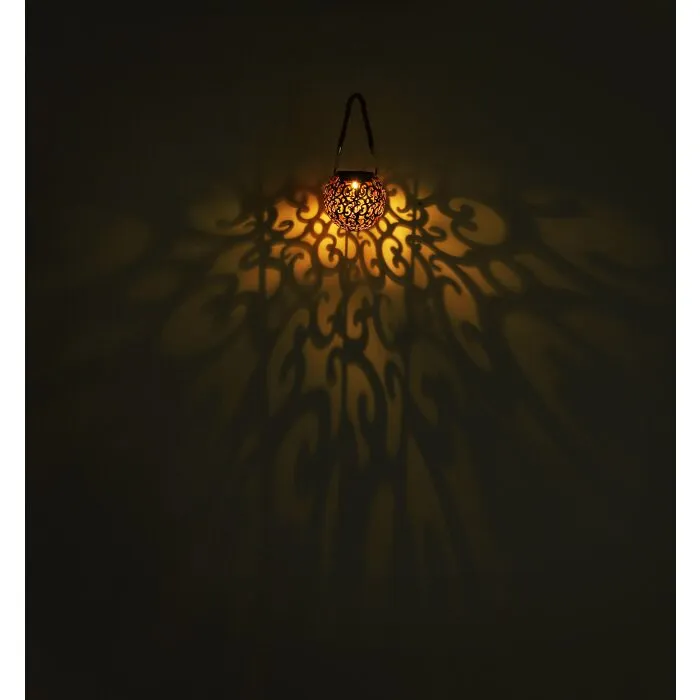 Globo SOLAR Lampada decorativa LED Argento Brunito, Ramato, 1-Luce