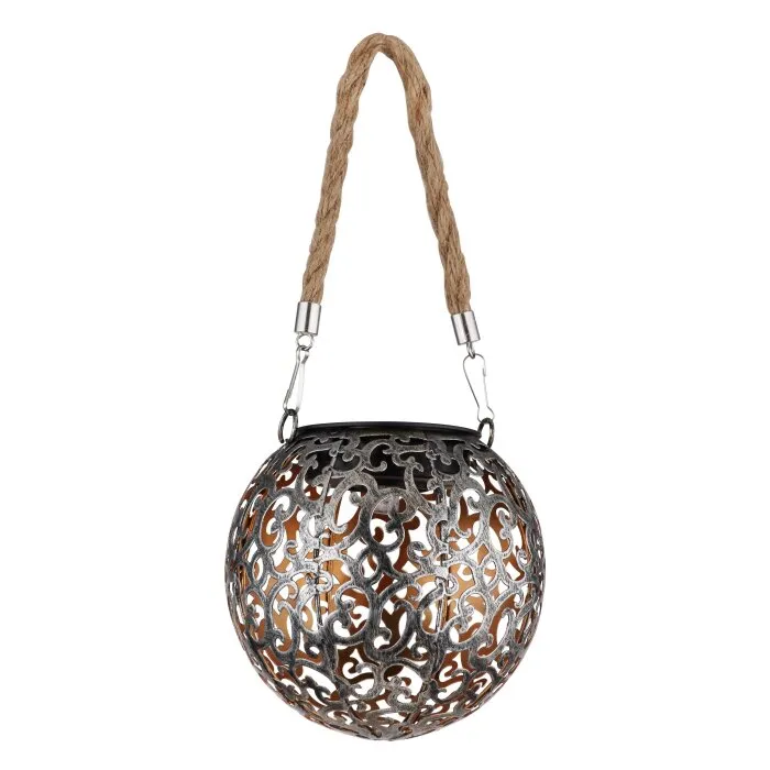 Globo SOLAR Lampada decorativa LED Argento Brunito, Ramato, 1-Luce