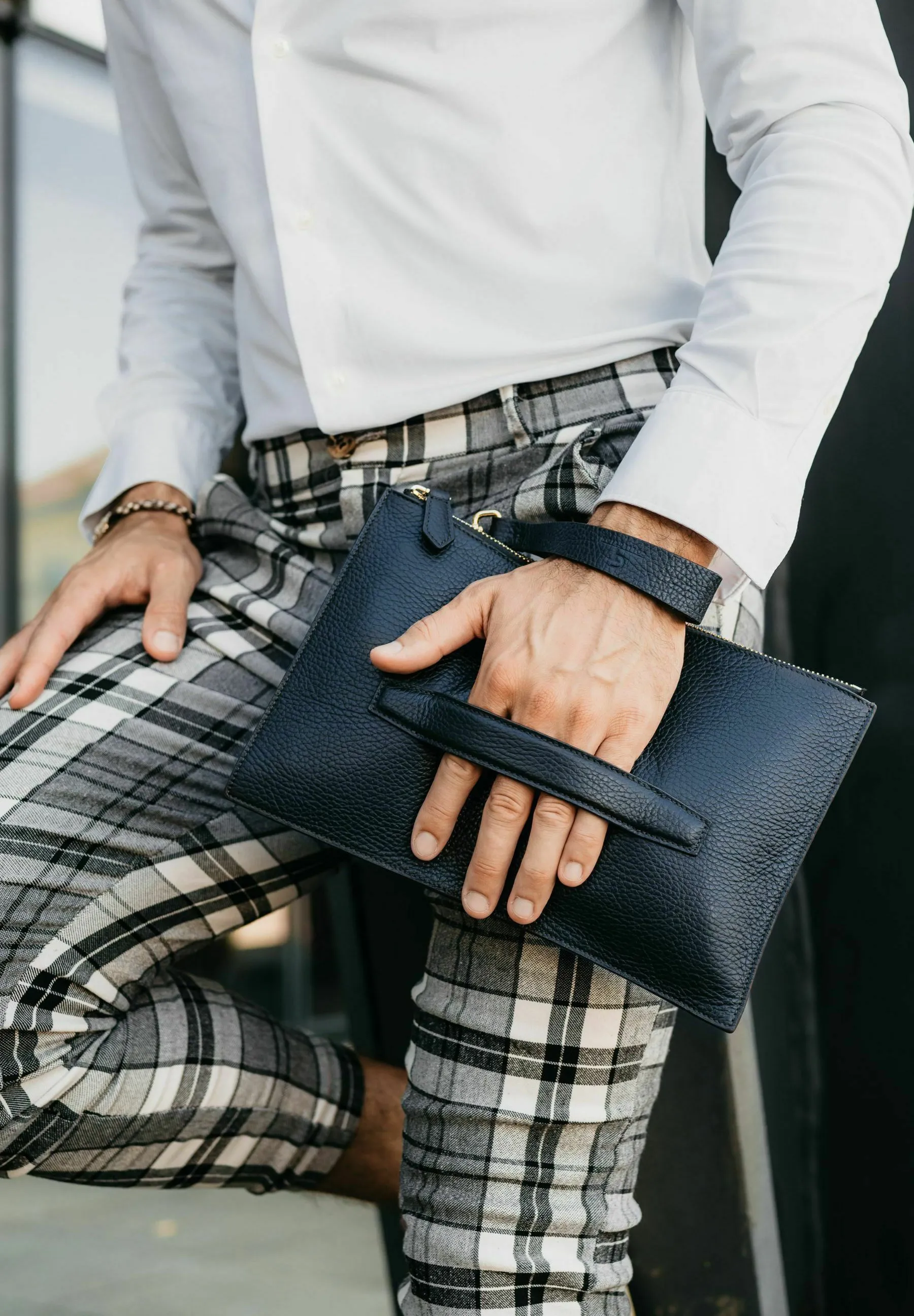 GRAIN PURSE WITH HANDLE - Borsa a mano