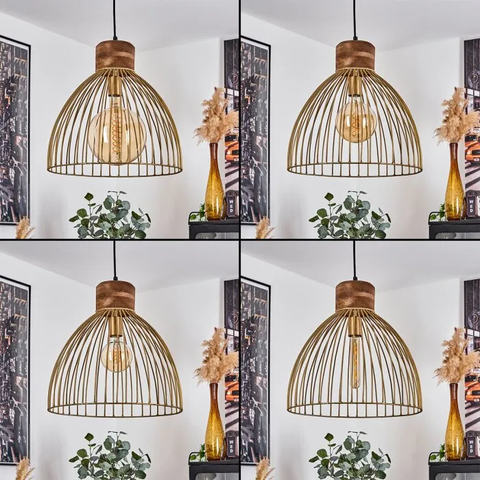 Grunnfjord Lampadario a sospensione Ottone, 1-Luce