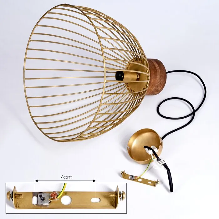 Grunnfjord Lampadario a sospensione Ottone, 1-Luce