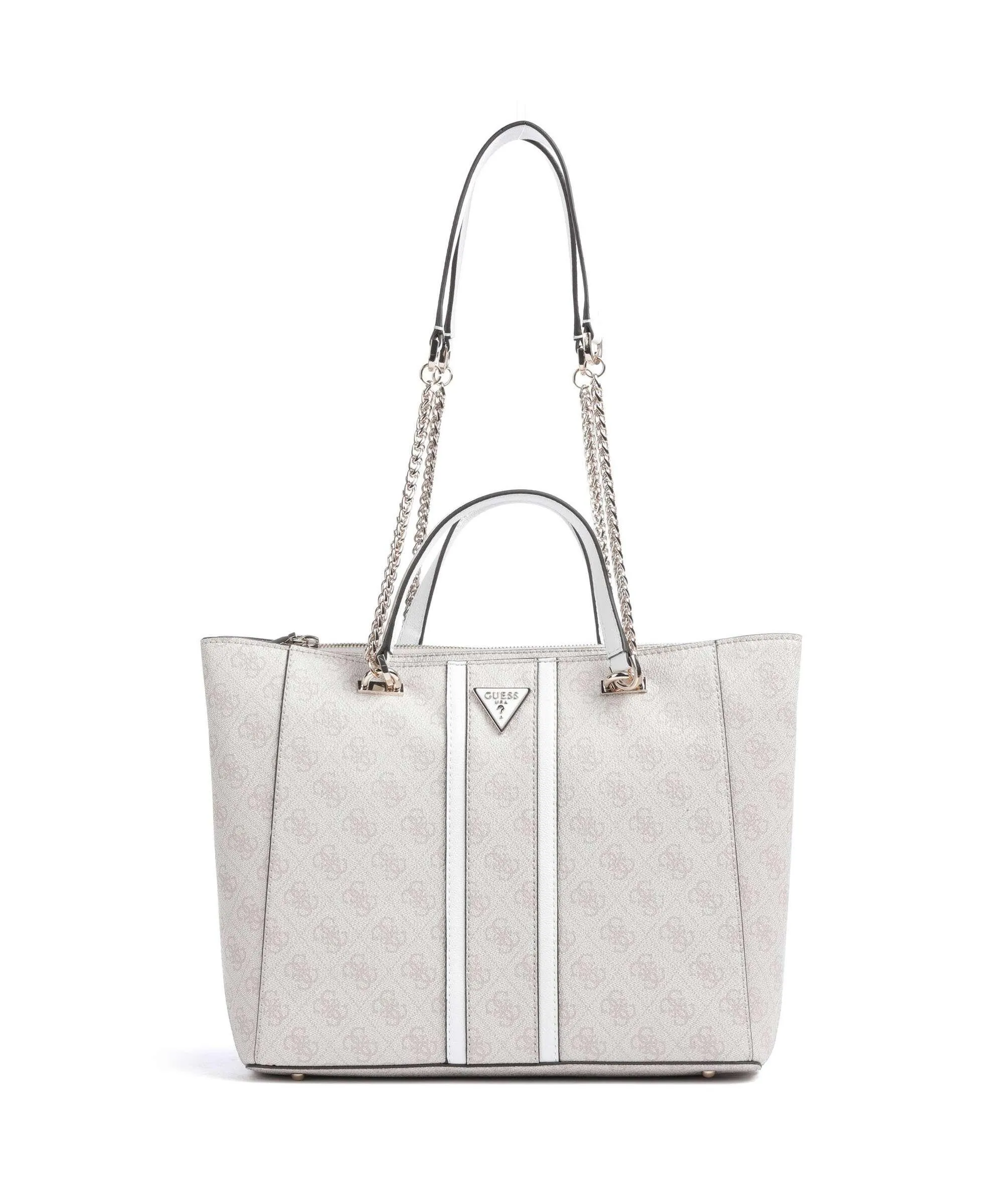  Guess Noreen Borsa shopper pelle sintetica avorio  