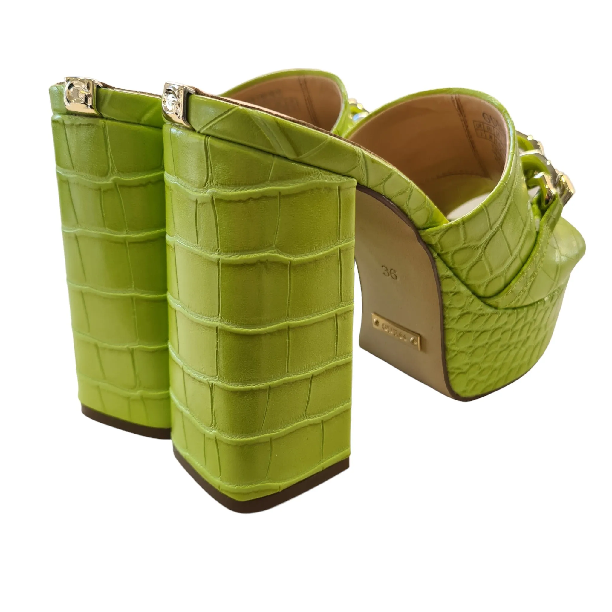 Guess Sandalo Sabot Donna  Verde rif.G690