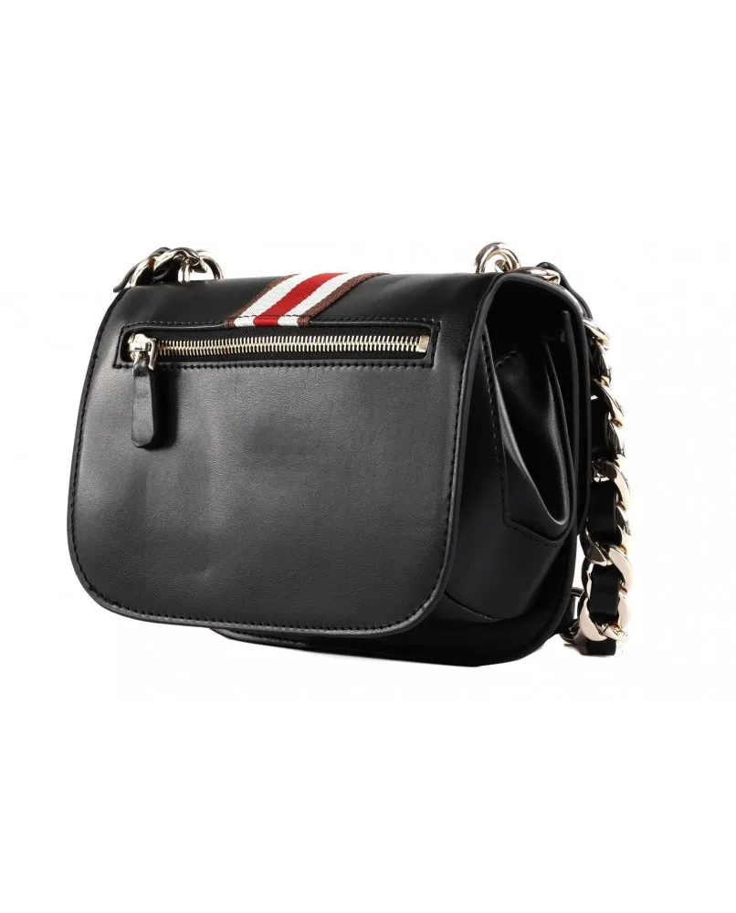 GUESS VG930720 NELKA mini borsa a mano con tracolla crossbody flap nero