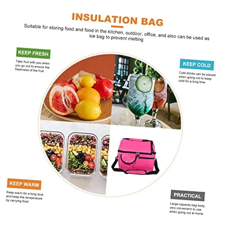 Happyyami 3 Pezzi Borsa Isolante Bento Borsa Da Picnic Borsa Termica Per Il Pranzo Borsa Termica Per Il Pranzo Borsa Per Il Pran