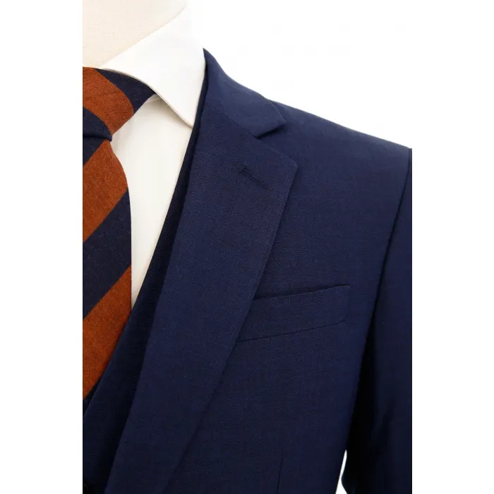 Henk ter Horst Abito 3 pezzi con gilet Blu