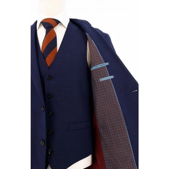 Henk ter Horst Abito 3 pezzi con gilet Blu