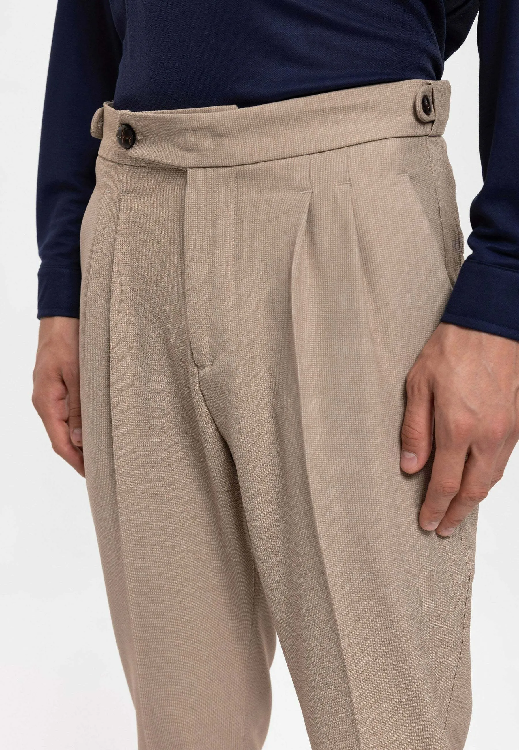 HIGH WAIST PLEATED  - Pantaloni