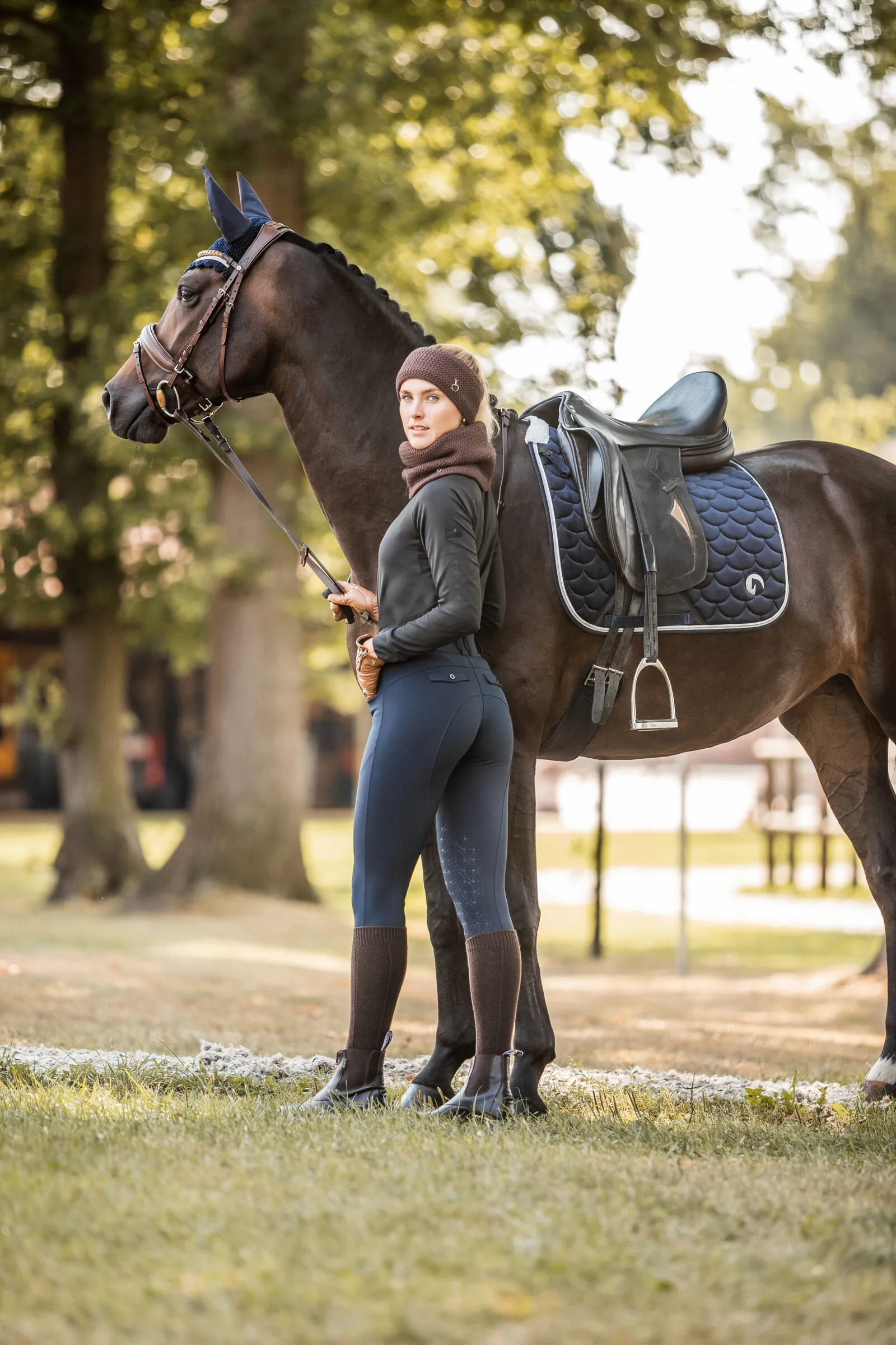 Horze Clara Calzini da equitazione invernali