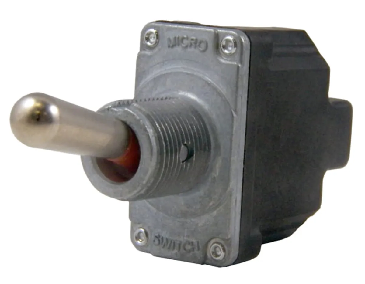 Interruttore a levetta No IP67, IP68 On-Off-(On) SPDT con terminali A vite