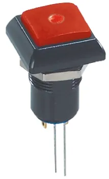Interruttore a pulsante APEM, A ritenuta, luminoso, 5 A a 28 V cc, IP67 Montaggio a pannello