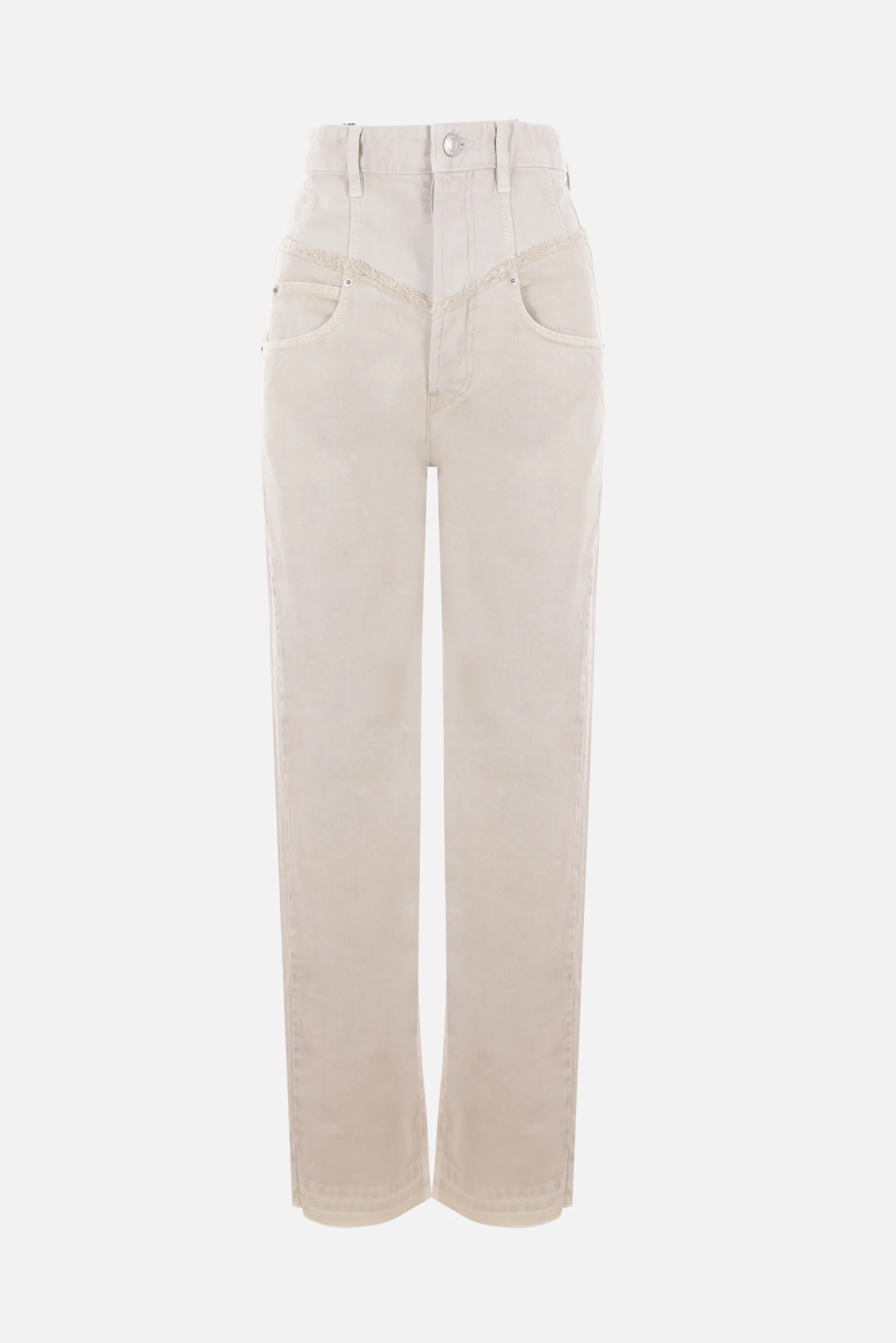 ISABEL MARANT jeans a gamba dritta Noemie in denim