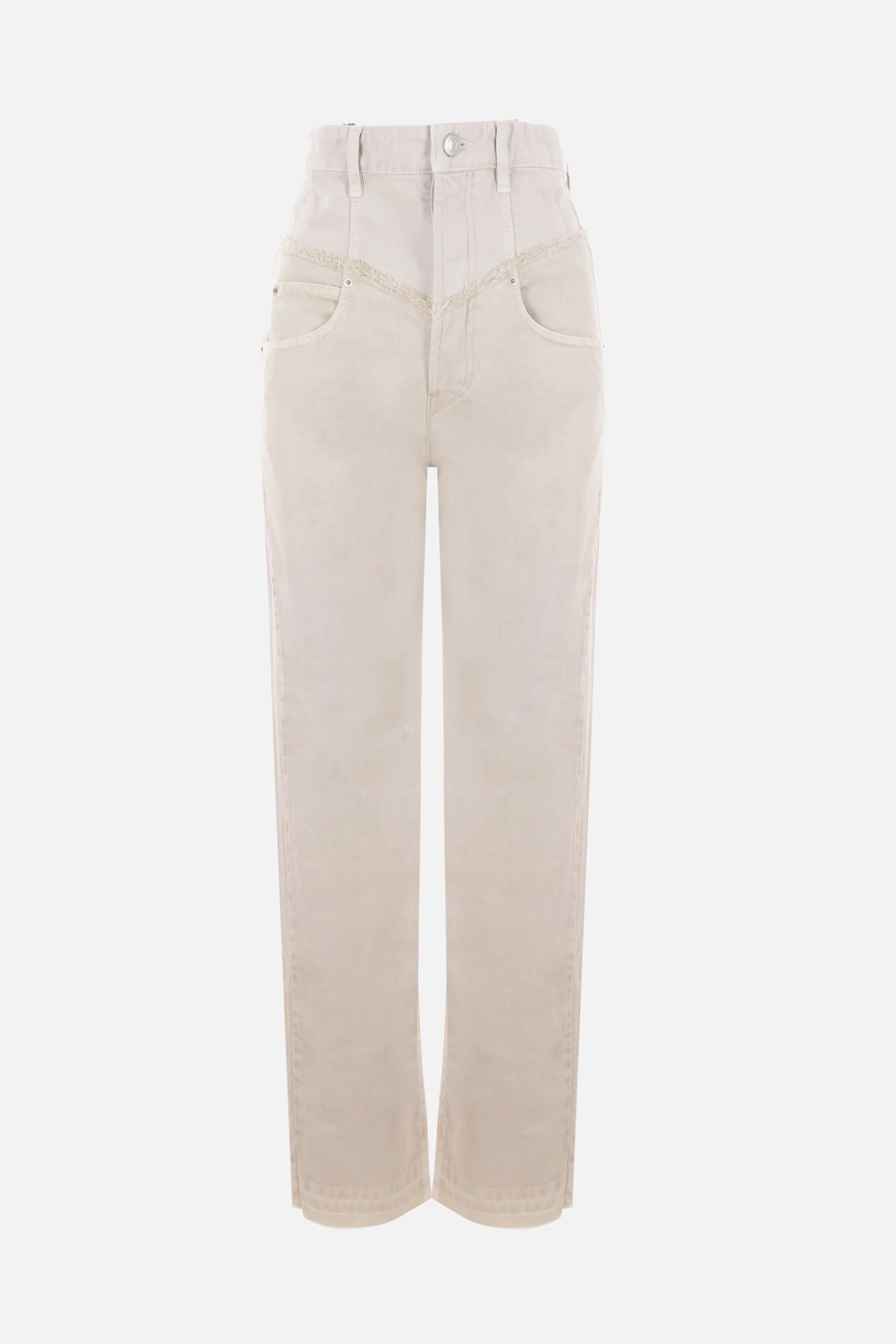 ISABEL MARANT jeans a gamba dritta Noemie in denim