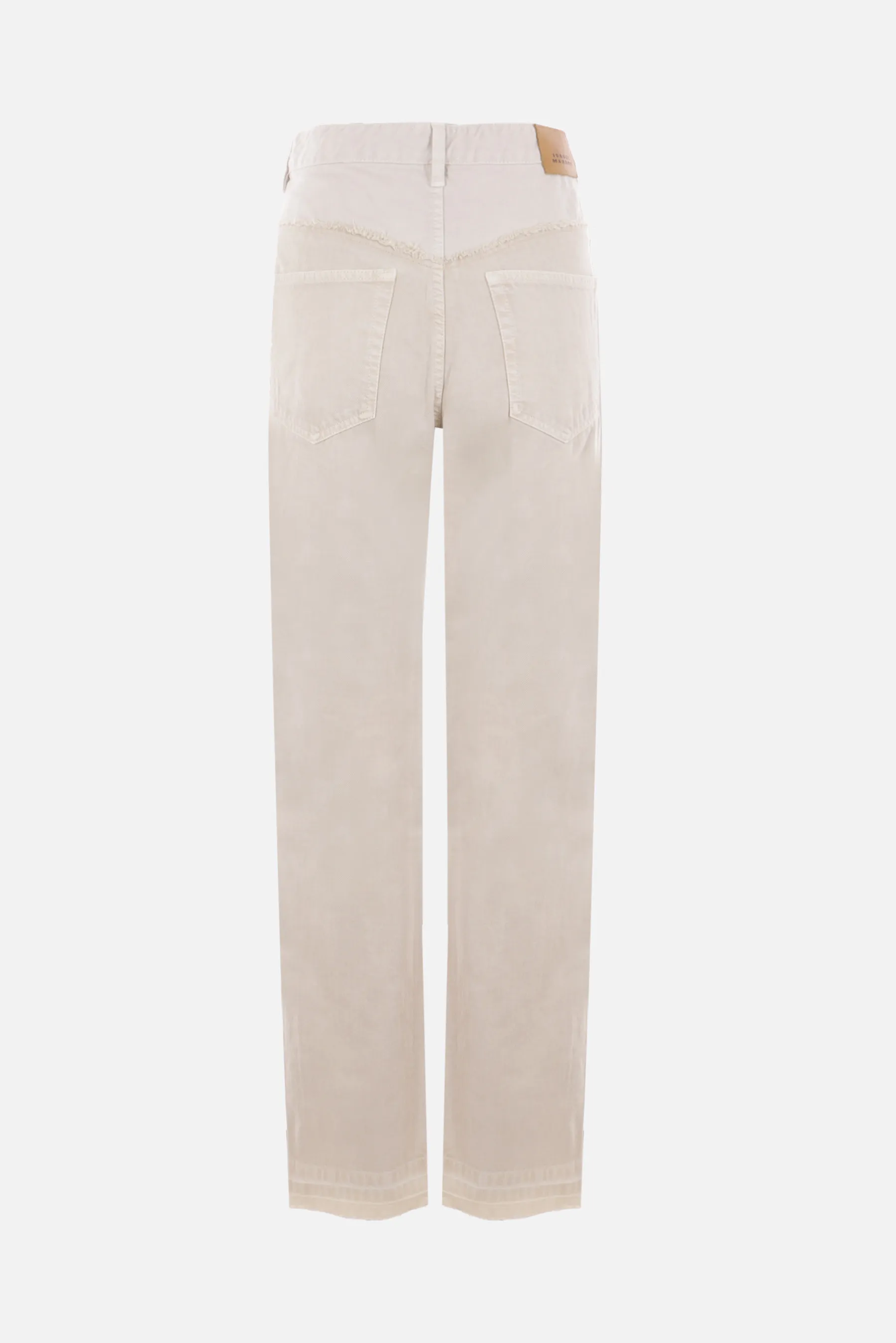 ISABEL MARANT jeans a gamba dritta Noemie in denim